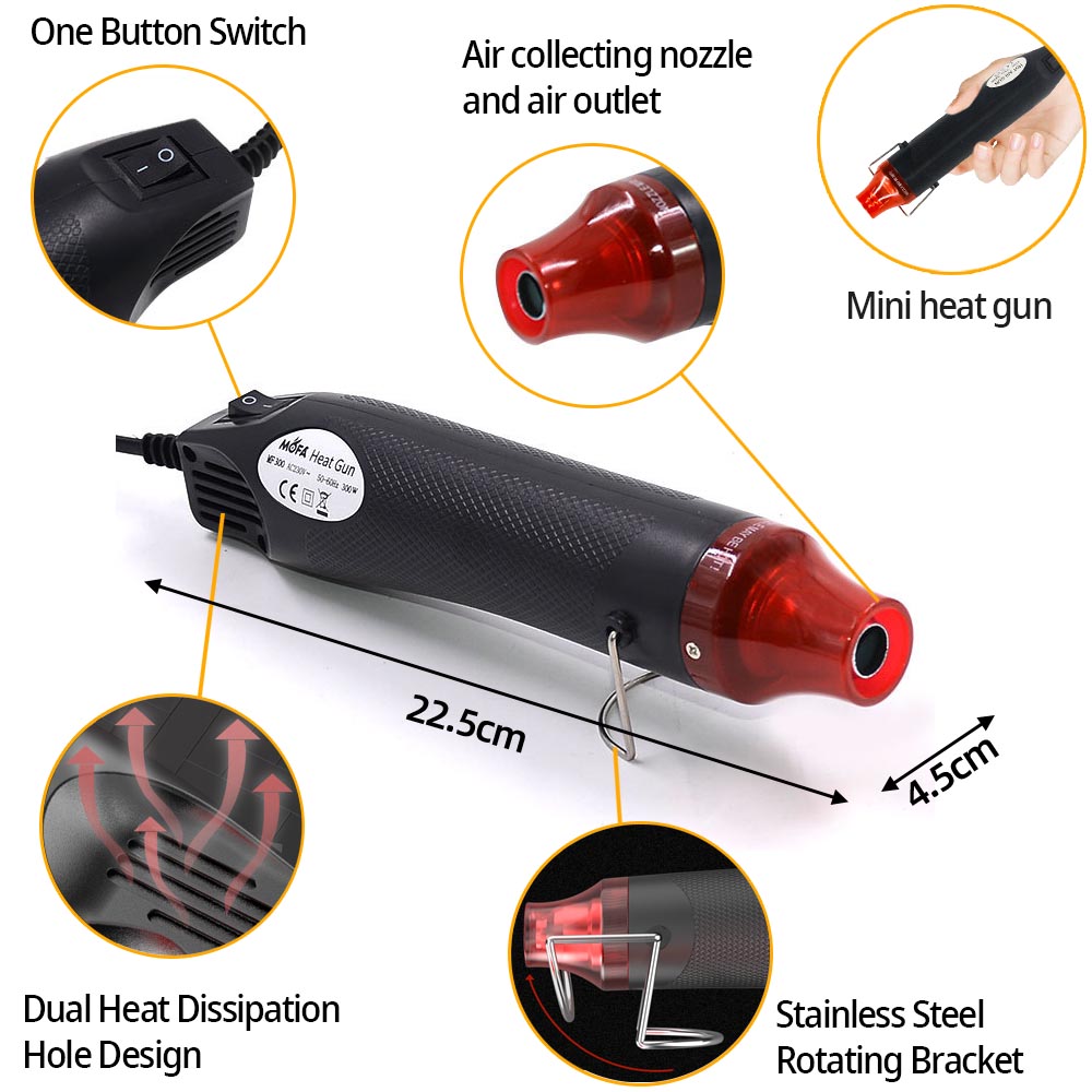 300W Hot Air Heat Gun Electric - Heat Gun Small incelemesi ve fiyatı