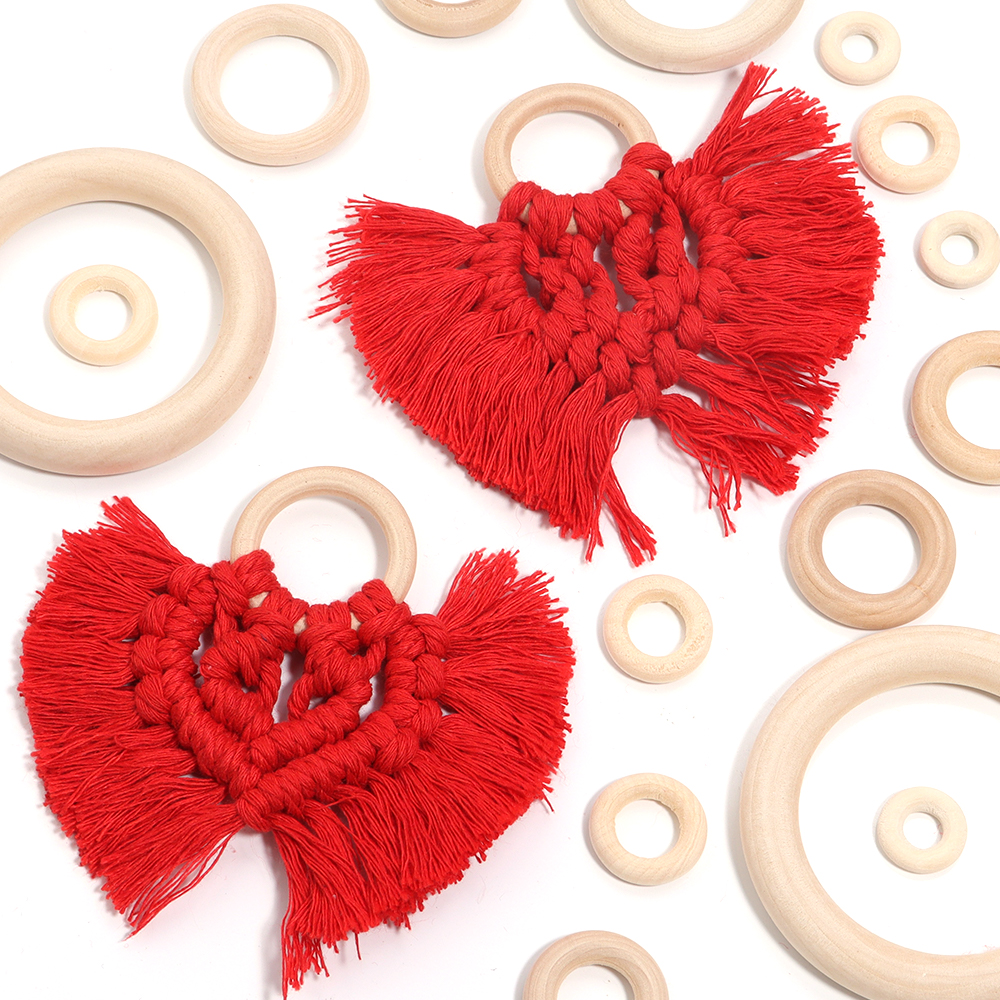 2-10pcs/lot Round Natural Wood - Wood Ring Blank incelemesi ve fiyatı