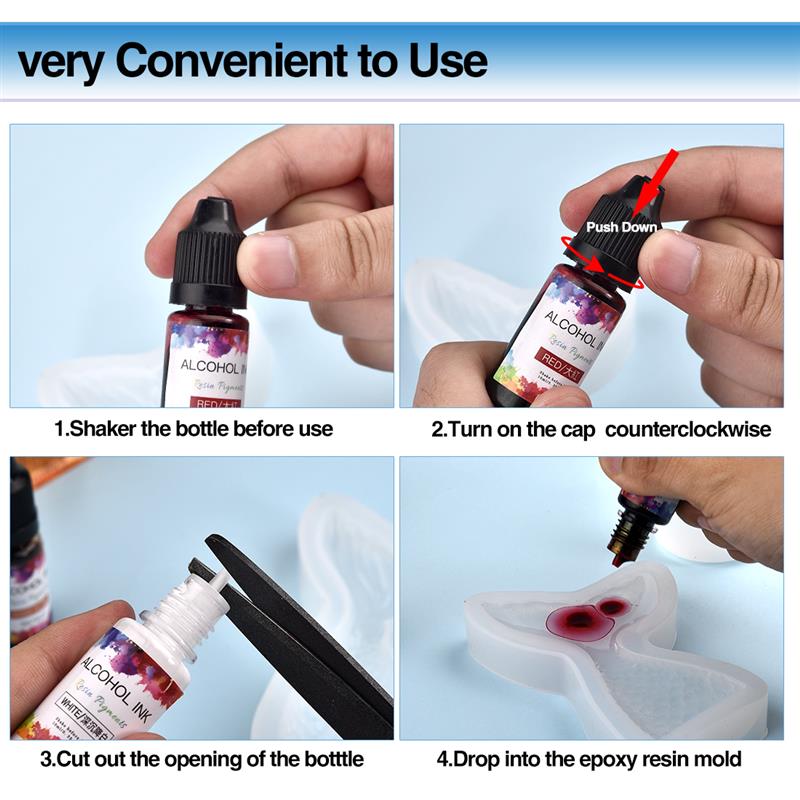 1 Set Epoxy Resin Pigment Kit  - Resin Dye Alcohol incelemesi ve fiyatı