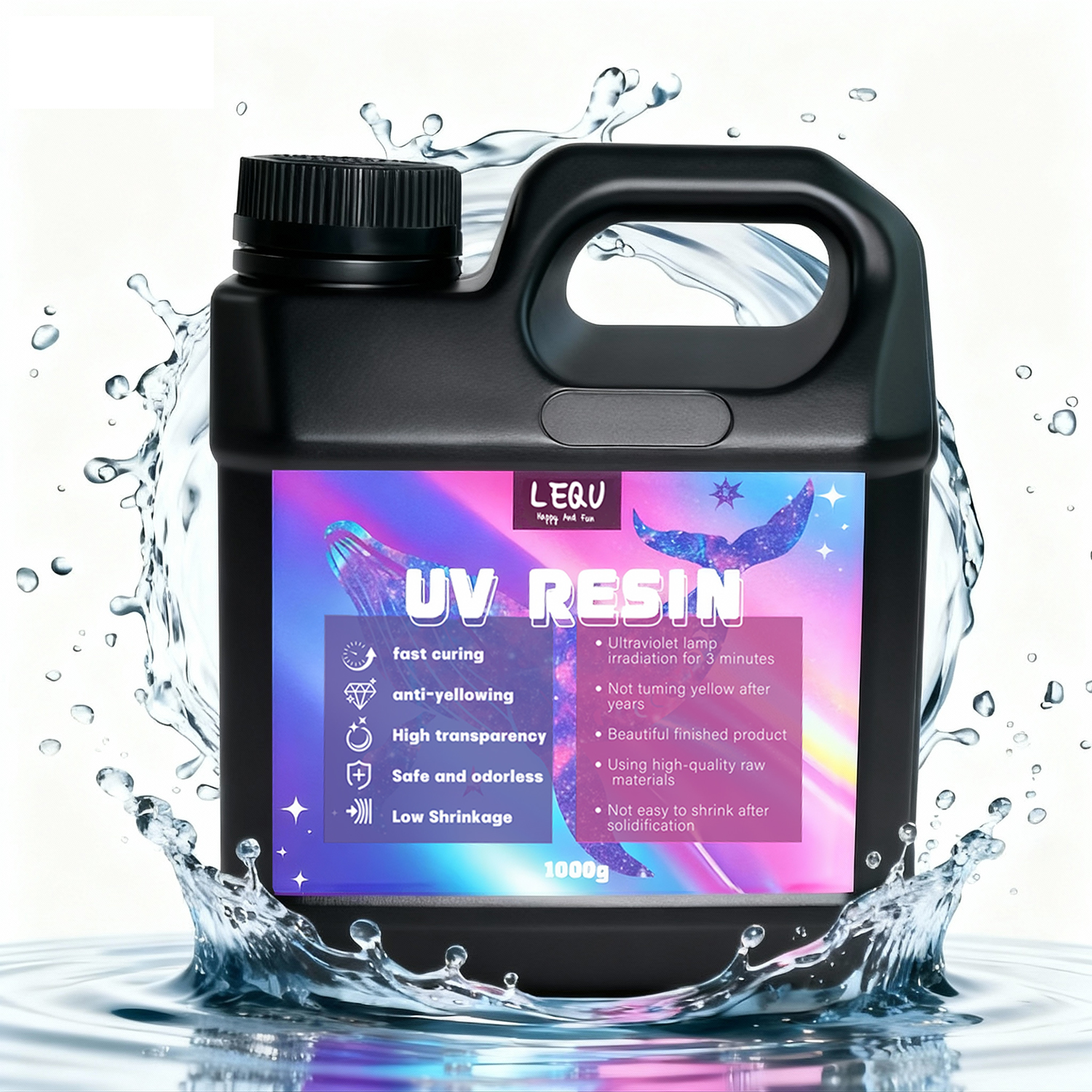 1000g UV Resin Crystal Clear H - Epoxy Uv Resin Kit incelemesi ve fiyatı